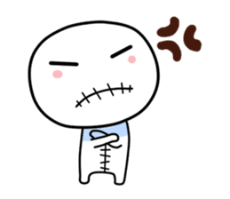 Vodou doll sticker #120456