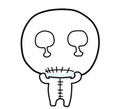 Vodou doll sticker #120459