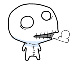 Vodou doll sticker #120460