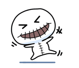 Vodou doll sticker #120464