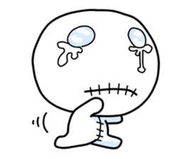 Vodou doll sticker #120467