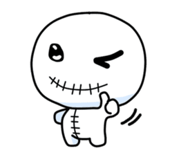 Vodou doll sticker #120476