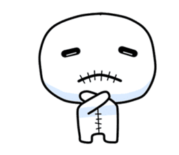 Vodou doll sticker #120483