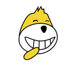 Yellow Grinch sticker #120564