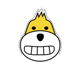 Yellow Grinch sticker #120571