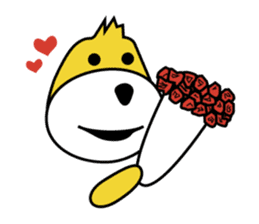 Yellow Grinch sticker #120579