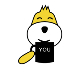 Yellow Grinch sticker #120598