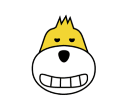 Yellow Grinch sticker #120600