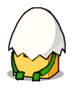 Shinnari-chan the Naughty Egg sticker #120718