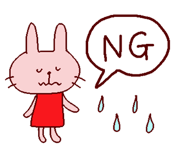 Usaneko's everyday sticker #120728