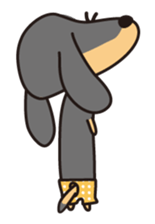 Miniature Dachshund "UMI"! sticker #120788