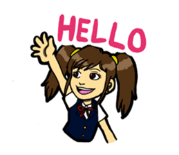 JK lucky girl sticker #120884