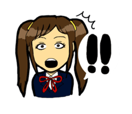 JK lucky girl sticker #120886