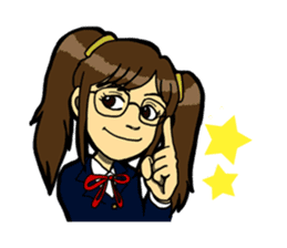 JK lucky girl sticker #120888