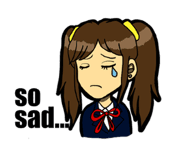 JK lucky girl sticker #120889