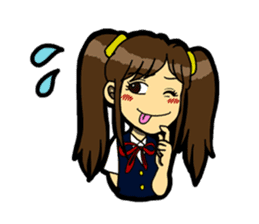 JK lucky girl sticker #120890