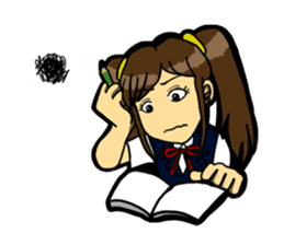 JK lucky girl sticker #120891