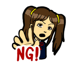 JK lucky girl sticker #120892