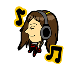 JK lucky girl sticker #120895