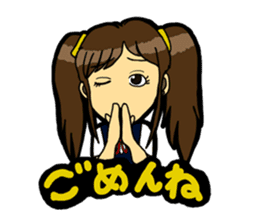 JK lucky girl sticker #120896