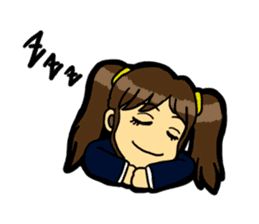 JK lucky girl sticker #120897