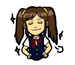 JK lucky girl sticker #120898