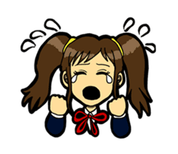 JK lucky girl sticker #120908