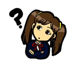 JK lucky girl sticker #120910