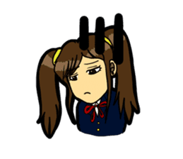 JK lucky girl sticker #120912