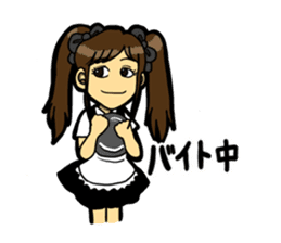 JK lucky girl sticker #120913