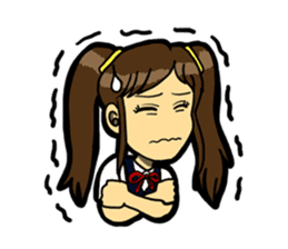 JK lucky girl sticker #120920