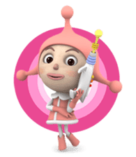 Cosmo Kids / Polka sticker #121191