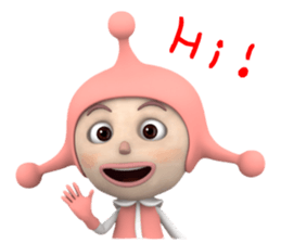 Cosmo Kids / Polka sticker #121192