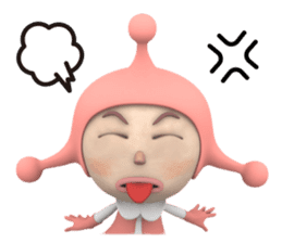 Cosmo Kids / Polka sticker #121217