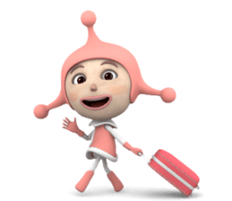 Cosmo Kids / Polka sticker #121221