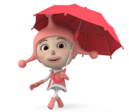 Cosmo Kids / Polka sticker #121226