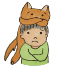 A soft biting dog and me sticker #122541