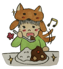 A soft biting dog and me sticker #122557