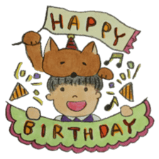 A soft biting dog and me sticker #122558