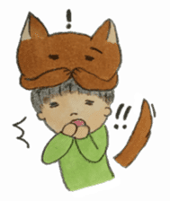 A soft biting dog and me sticker #122575