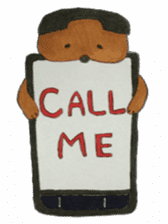 A soft biting dog and me sticker #122577