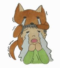 A soft biting dog and me sticker #122579