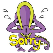 CHAMELEON'S HOLIDAY sticker #122663