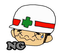 Safety first! Safety earth sticker #123102