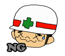 Safety first! Safety earth sticker #123102