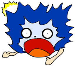 Blue Fire JP sticker #123385