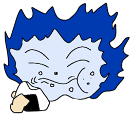 Blue Fire JP sticker #123386