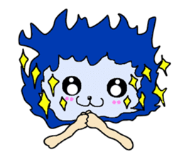 Blue Fire JP sticker #123387