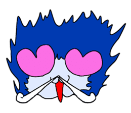 Blue Fire JP sticker #123388