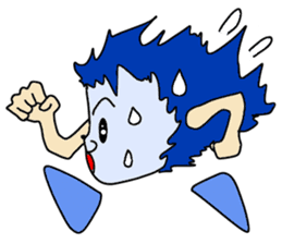 Blue Fire JP sticker #123397